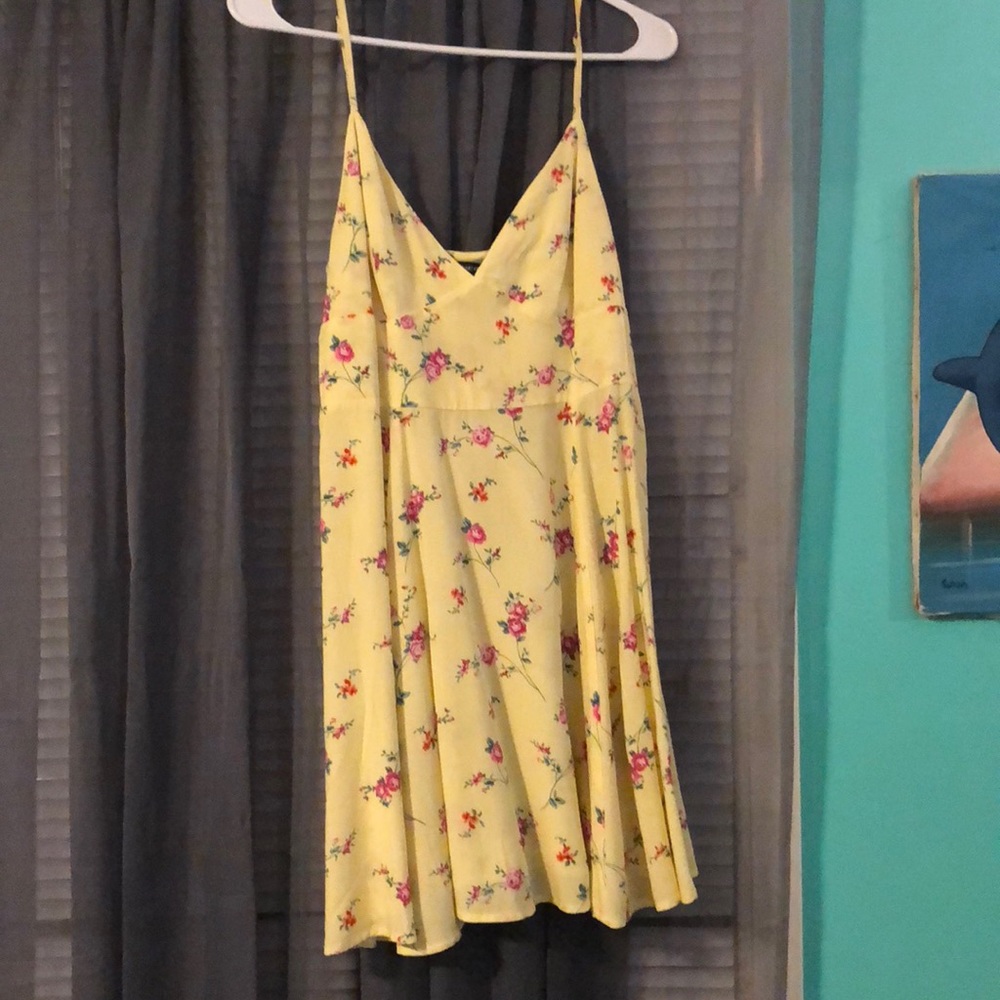 Yellow Floral Dress